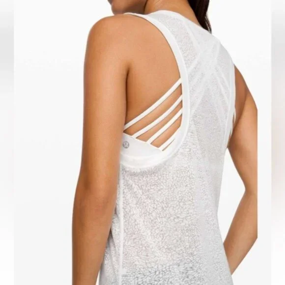 Lululemon  ^* Timeless Classic Tank Polar Shift Veil White. EUC - Picture 9 of 11